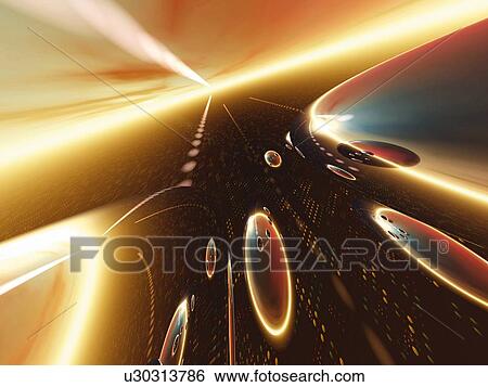 Computer Graphics of horizon and spheres, CG, 3D Image View Large Illustration Stock Illustration - Computer Graphics of horizon and spheres, CG, 3D Image. Fotosearch