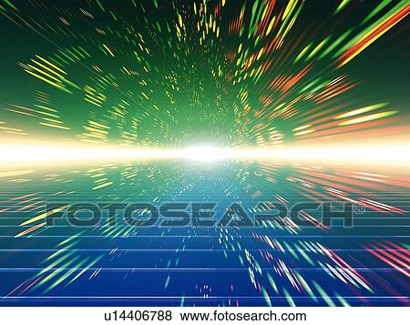 Computer Graphics of light and patterns, CG, 3D Image, Lens Flare View Large Illustration Stock Illustration - Computer Graphics of light and patterns, CG, 3D Image, Lens Flare. Fotosearch