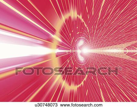 Computer Graphics of lines and light, CG, 3D Image View Large Illustration Drawing - Computer Graphics of lines and light, CG, 3D Image. Fotosearch