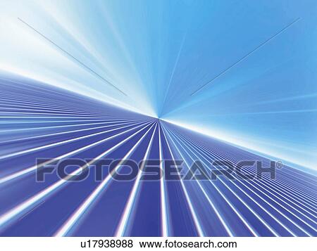 Computer Graphics of lines and light, CG, 3D Image View Large Illustration Stock Illustration - Computer Graphics of lines and light, CG, 3D Image. Fotosearch