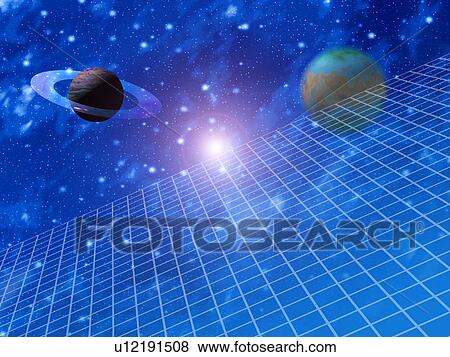 Computer Graphics of planets and lines, CG, 3D Image View Large Illustration Stock Illustration - Computer Graphics of planets and lines, CG, 3D Image. Fotosearch