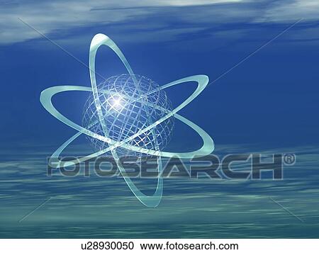Clipart - Computer Graphics of sphere and light, CG, 3D Image. Fotosearch