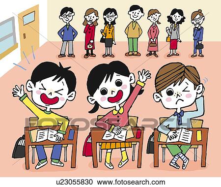 Open Day, Painting, Illustration, Illustrative Technique, Front View View Large Illustration Clipart - Open Day, Painting, Illustration, Illustrative Technique, Front View. Fotosearch