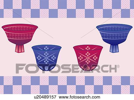Cut Glasses, Painting, Illustration, Illustrative Technique View Large Illustration Stock Illustration - Cut Glasses, Painting, Illustration, Illustrative Technique. Fotosearch