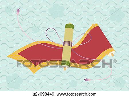 Hand Scrolls, Painting, Illustration, Illustrative Technique View Large Illustration Stock Illustration - Hand Scrolls, Painting, Illustration, Illustrative Technique. Fotosearch