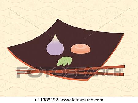 Drawing - Japanese Sweets, Painting, Illustration, Illustrative Technique. Fotosearch
