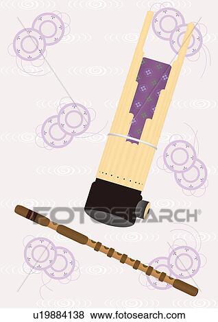 Traditional Japanese Instruments, Painting, Illustration, Illustrative Technique View Large Illustration Stock Illustration - Traditional Japanese Instruments, Painting, Illustration, Illustrative Technique. Fotosearch