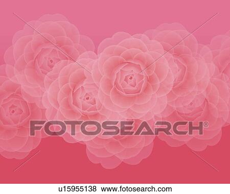 Closed Up Image of Several Light Pink-colored Camellias, Illustration, Illustrative Technique View Large Illustration Stock Illustration - Closed Up Image of Several Light Pink-colored Camellias, Illustration, Illustrative Technique. Fotosearch