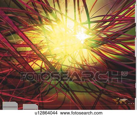 Cables, CG, 3D View Large Illustration Stock Illustration - Cables, CG, 3D. Fotosearch