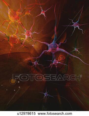 Stock Illustration - Cells, CG, 3D. Fotosearch