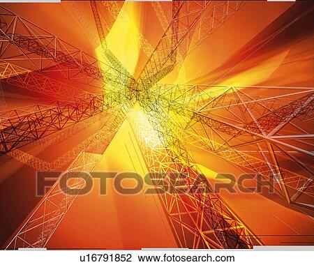 Framework, CG, 3D View Large Illustration Drawing - Framework, CG, 3D. Fotosearch