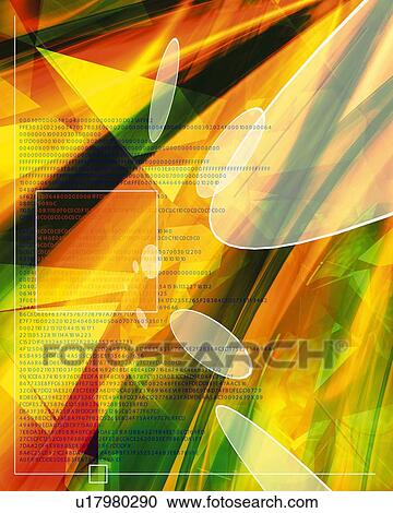 Geometric Pattern, CG, 3D View Large Illustration Clipart - Geometric Pattern, CG, 3D. Fotosearch