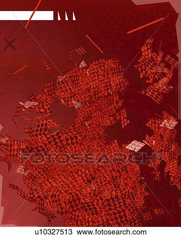 Geometric Pattern, CG, 3D View Large Illustration Drawing - Geometric Pattern, CG, 3D. Fotosearch