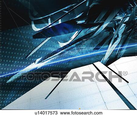 Geometric Pattern, CG, 3D View Large Illustration Drawing - Geometric Pattern, CG, 3D. Fotosearch