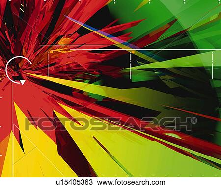 Geometric Pattern, CG, 3D View Large Illustration Drawing - Geometric Pattern, CG, 3D. Fotosearch