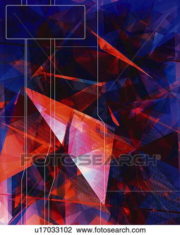 Geometric Pattern, CG, 3D View Large Illustration Drawing - Geometric Pattern, CG, 3D. Fotosearch