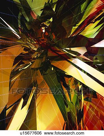 Geometric Pattern, CG, 3D View Large Illustration Stock Illustration - Geometric Pattern, CG, 3D. Fotosearch