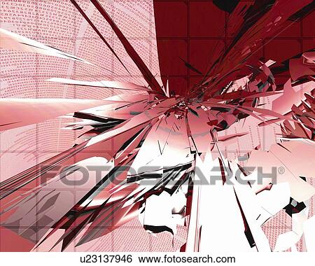 Stock Illustration - Geometric Pattern, CG, 3D. Fotosearch
