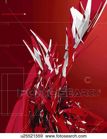 Stock Illustration - Geometric Pattern, CG, 3D. Fotosearch