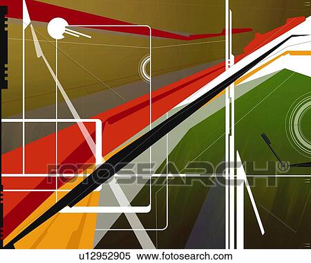 Geometric Pattern, CG View Large Illustration Stock Illustration - Geometric Pattern, CG. Fotosearch