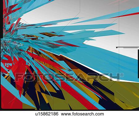 Geometric Pattern, CG View Large Illustration Stock Illustration - Geometric Pattern, CG. Fotosearch
