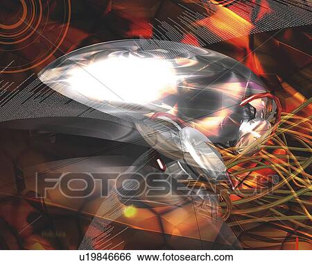 Machine, CG, 3D View Large Illustration Stock Illustration - Machine, CG, 3D. Fotosearch
