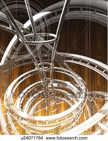 Rings, CG, 3D View Large Illustration Stock Illustration - Rings, CG, 3D. Fotosearch
