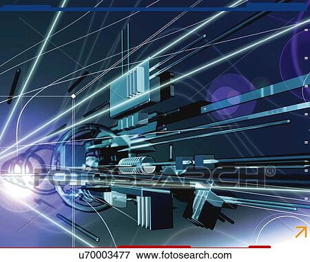 Spaceship, CG, 3D View Large Illustration Stock Illustration - Spaceship, CG, 3D. Fotosearch