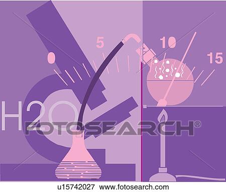 Scientific equipment at science laboratory View Large Illustration Stock Illustration - Scientific equipment at science laboratory . Fotosearch