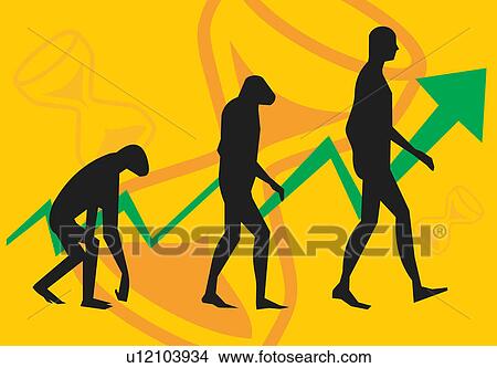 Stock Illustration - Life cycle of human with arrow. Fotosearch