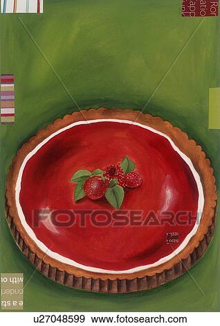 A berry tart View Large Illustration Stock Illustration - A berry tart. Fotosearch