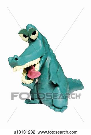 Alligator with tongue sticking out View Large Illustration Drawing - Alligator with tongue sticking out. Fotosearch