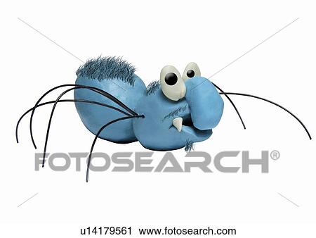 Blue hairy spider View Large Illustration Clip Art - Blue hairy spider. Fotosearch