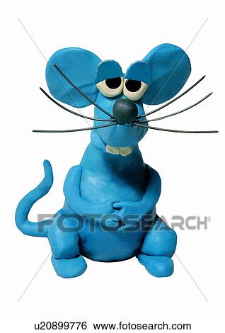 Blue mouse with large whiskers View Large Illustration Stock Illustration - Blue mouse with large whiskers. Fotosearch