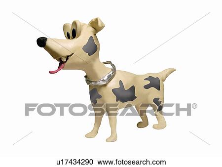 Clipart - Profile of standing with tongue out. Fotosearch