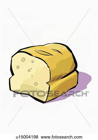 Stock Illustration - A loaf of bread. Fotosearch