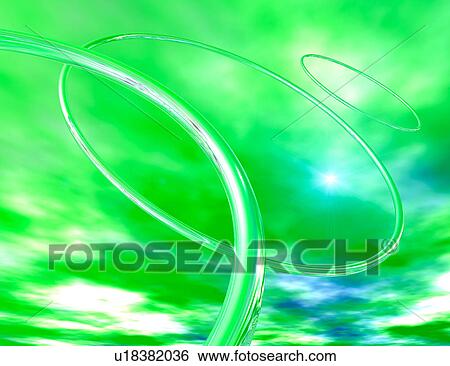 Circles with green background View Large Illustration Stock Illustration - Circles with green background. Fotosearch