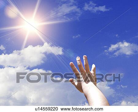 Close-up of a hand in air View Large Illustration Clipart - Close-up of a hand in air. Fotosearch