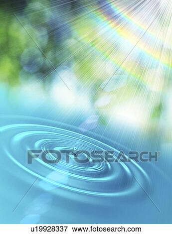 Digital composite of sunlight on water ripple View Large Illustration Stock Illustration - Digital composite of sunlight on water ripple. Fotosearch