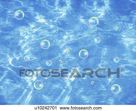 View of bubbles in water View Large Illustration Clip Art - View of bubbles in water. Fotosearch