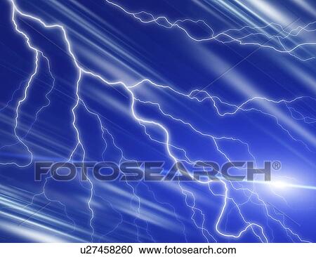 Abstract atmospheric electricity View Large Illustration Clipart - Abstract atmospheric electricity. Fotosearch