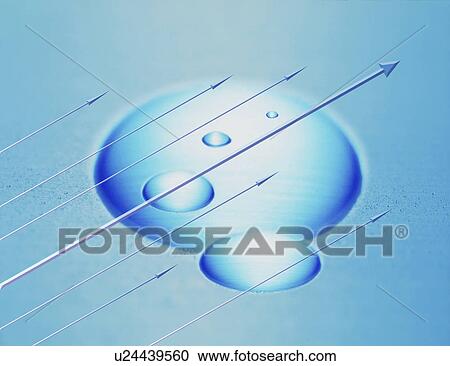 Clipart - Balls and arrows with blue background. Fotosearch