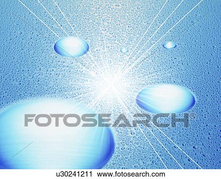 Balls with drops in background View Large Illustration Clip Art - Balls with drops in background. Fotosearch