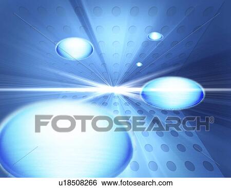 Stock Illustration - Balls with rays. Fotosearch