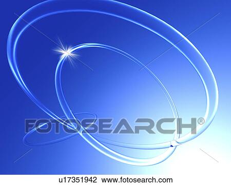 Circles with blue background View Large Illustration Drawing - Circles with blue background. Fotosearch
