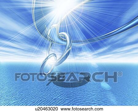 Circular with reflections over water View Large Illustration Clipart - Circular with reflections over water. Fotosearch