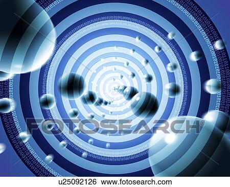 Globes with circular numeric bands View Large Illustration Stock Illustration - Globes with circular numeric bands. Fotosearch