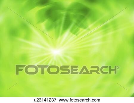 Stock Photo - Blurred image of sunlight through leaves. Fotosearch