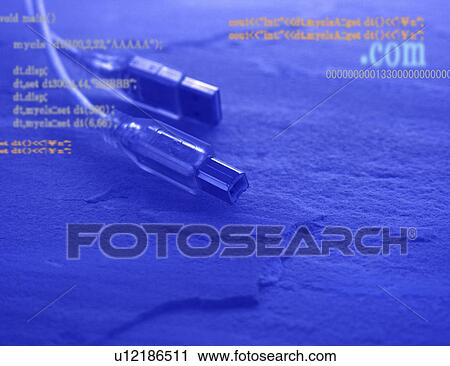 Close-up of USB connectors View Large Illustration Clip Art - Close-up of USB connectors. Fotosearch