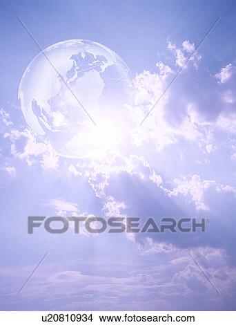 Stock Illustration - Digital composite of bright frame. Fotosearch